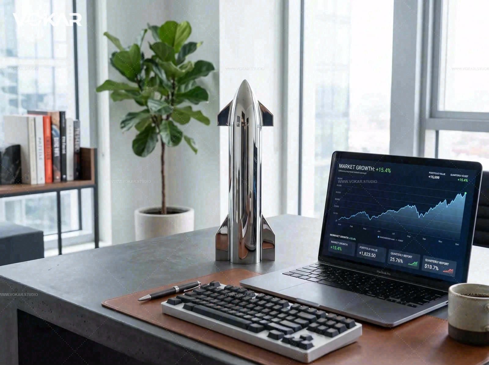 Vokar 304 stainless steel Starship model