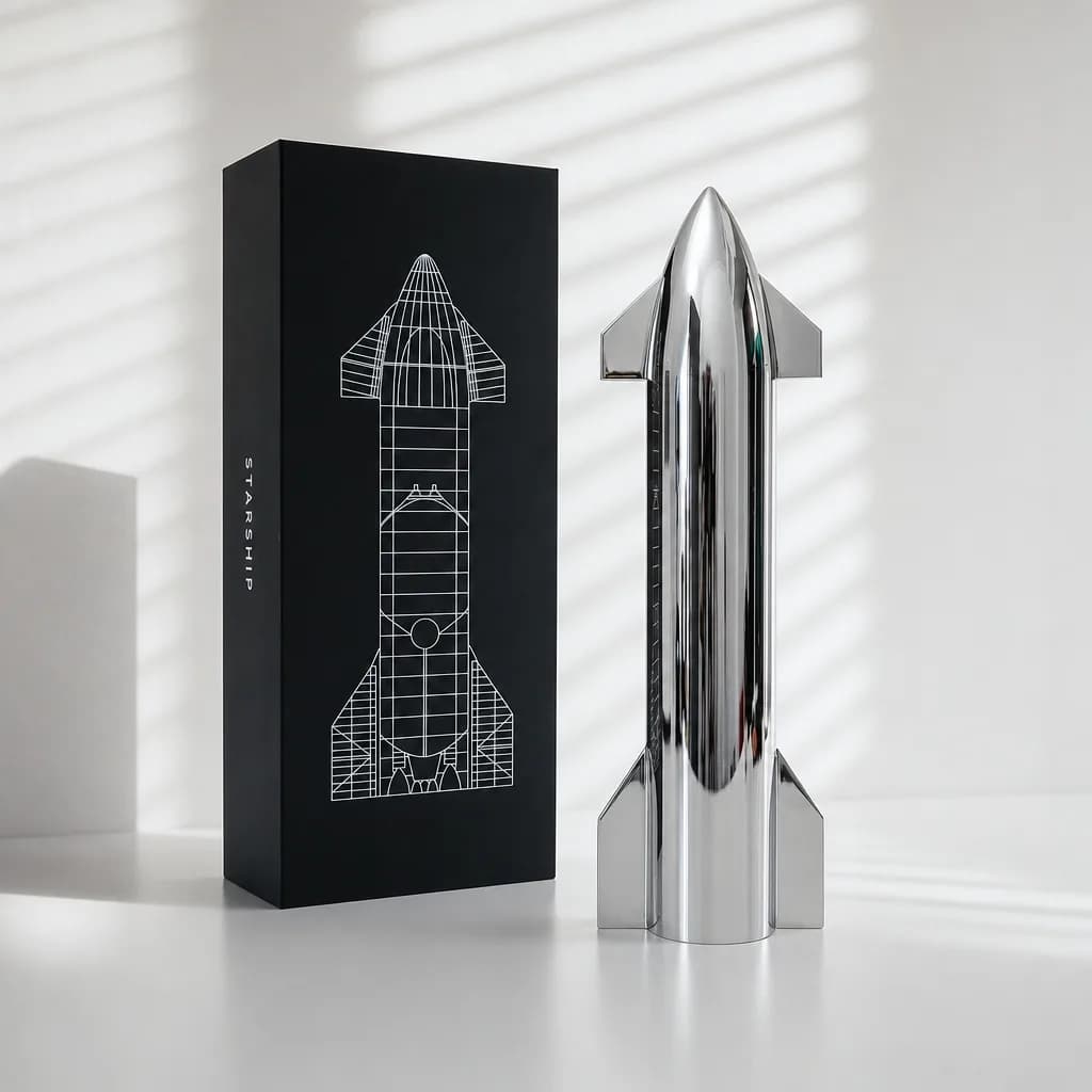 Vokar 304 stainless steel Starship model